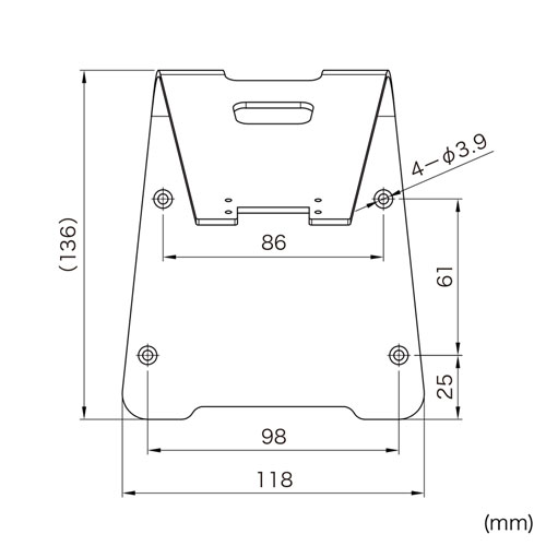 eセキュリティ（10～13インチサイズまで対応・iPad・タブレット用・ブラック・汎用タイプ・スタンド付き・防犯対策・盗難防止） SLE-31STB13BK サンワサプライ