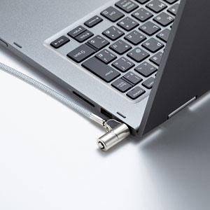 セキュリティワイヤー／ナノセーバー／シリンダ錠／一体型／超小型