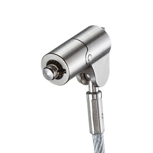 セキュリティワイヤー／ナノセーバー／シリンダ錠／一体型／超小型