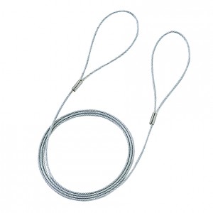 eセキュリティ用のやや細めのワイヤー、eセキュリティワイヤー(長さ1.0m・径1.6mm） SLE-3W サンワサプライ