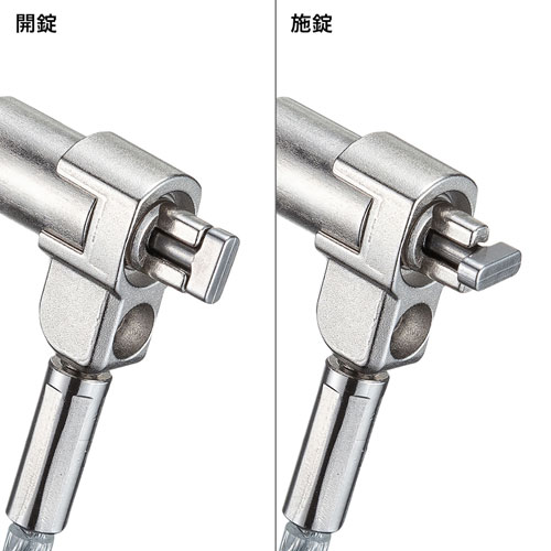 シリンダセキュリティ（超小型・eセキュリティ・鍵No.1・セキュリティスロット7×3mm）