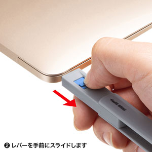 タイプCポートロック（eセキュリティ・物理・ポートロックセット） SLE-46S-BL サンワサプライ