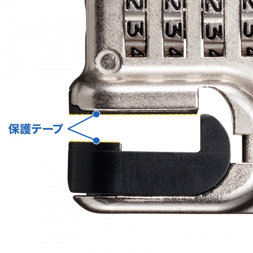 Surface用セキュリティワイヤー（ダイヤル錠タイプ・盗難防止・4桁・2m）