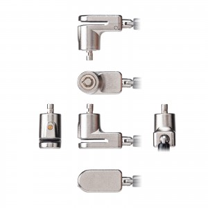 Surface用セキュリティワイヤー（シリンダー錠タイプ・盗難防止・1.8m）