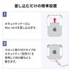 Mac mini M4 セキュリティ金具（VESAマウント・モニター裏収納）