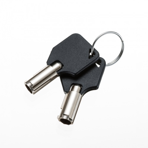 Surface Pro 12インチ用セキュリティワイヤー（Microsoft ・シリンダー錠タイプ・シリンダ式・盗難防止・1.8m）