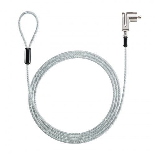 Surface Pro 12インチ用セキュリティワイヤー（Microsoft ・シリンダー錠タイプ・シリンダ式・盗難防止・1.8m）