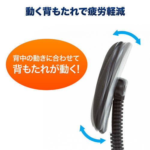 オフィスチェア（OAチェア・ローバック・スタンダード・リーズナブル・肘付・ブラック）サンワサプライ SNC-A1ABK