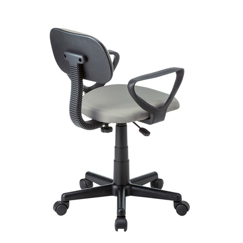 オフィスチェア（ローバック・スタンダード・リーズナブ・OAチェア・肘付・ライトグレー） SNC-A1ALGY サンワサプライ