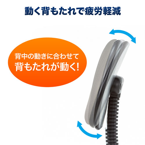 オフィスチェア（ローバック・スタンダード・リーズナブ・OAチェア・肘付・ライトグレー） SNC-A1ALGY サンワサプライ