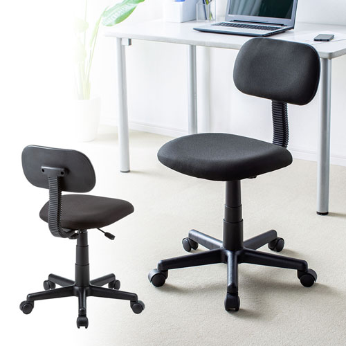 オフィスチェア（ホームチェア・OA・パソコン・スタンダード・エコノミー・リーズナブル・ブラック）SNC-A1BK サンワサプライ