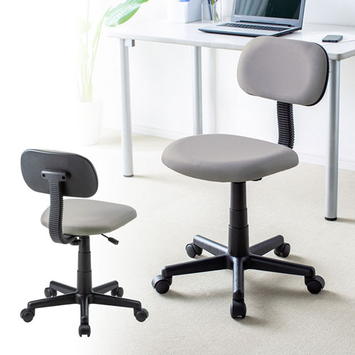 オフィスチェア（ホームチェア・OA・パソコン・スタンダード・エコノミー・リーズナブル・ライトグレー） SNC-A1LGY サンワサプライ