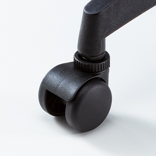 キャスター（チェア・ナイロン・双輪・ストッパー付き・ブラック） SNC-CAST11 サンワサプライ