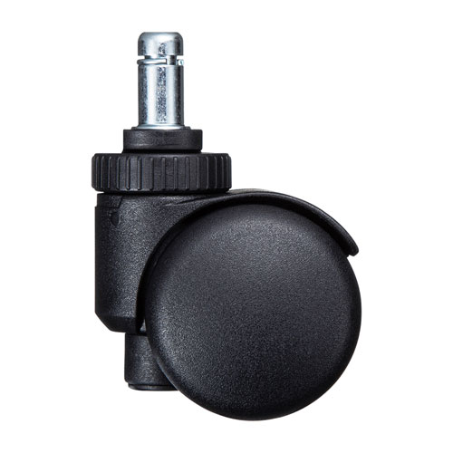 キャスター（チェア・ナイロン・双輪・ストッパー付き・ブラック） SNC-CAST11 サンワサプライ