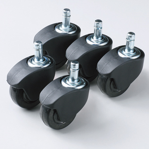 低音・傷防止ゴムのゴムOAチェア用キャスター SNC-CAST2 サンワサプライ