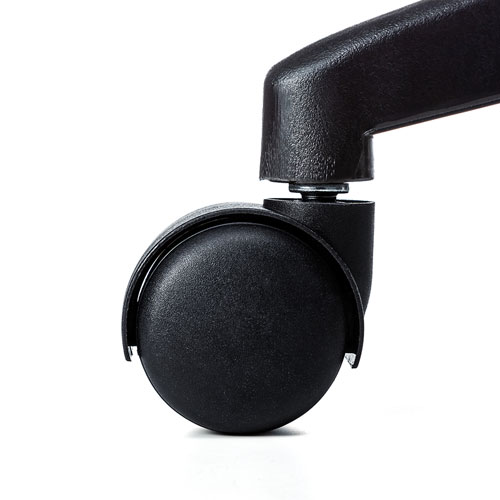 キャスター(ナイロン・OAチェアー用・5個セット・双輪キャスター・静音・細径タイプ・ブラック) SNC-CAST9 サンワサプライ