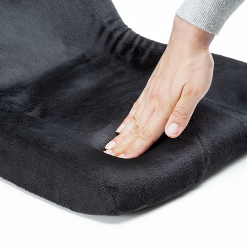 シートクッション（高反発・ウレタンフォーム・エルゴノミクス・デスクワーク・ブラック）