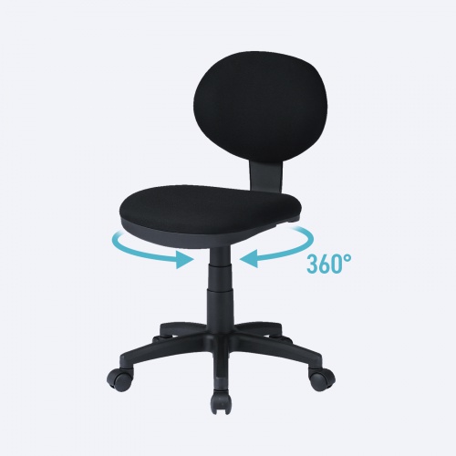 OAチェア（学校向け椅子・ブラック）