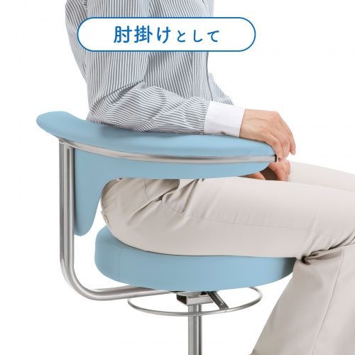 病院向けチェア（メディカルチェア・ブルー） SNC-HP3VBL2 サンワサプライ