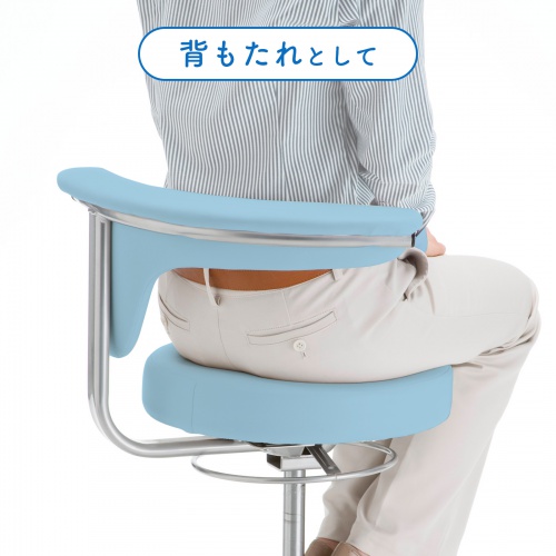 病院向けチェア（メディカルチェア・ブルー） SNC-HP3VBL2 サンワサプライ