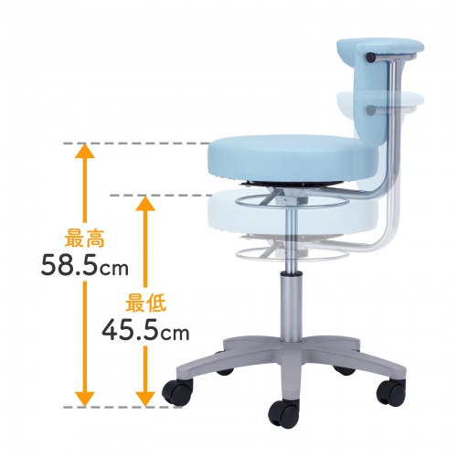 病院向けチェア（メディカルチェア・ブルー） SNC-HP3VBL2 サンワサプライ