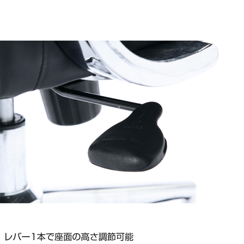 PUレザーチェア（ブラック）サンワサプライ SNC-L12BK