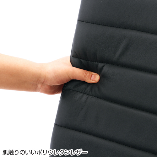 PUレザーチェア（ブラック）サンワサプライ SNC-L12BK