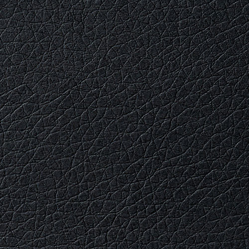 レザーチェア(PUレザー・シンプル・肘なし・ロッキング機能・ブラック)