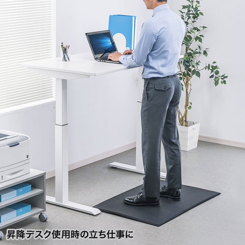 【アウトレット･訳あり・セール】疲労軽減導電マット（W900×D600mm・立ち仕事対策・腰痛対策・滑り止め）