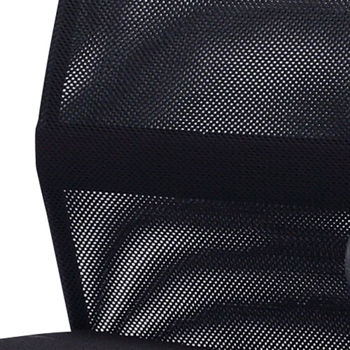 メッシュチェア(ネット・ミドルバック・ロッキング・肘付き・ブラック・SNC-NET16ABK・サンワサプライ)