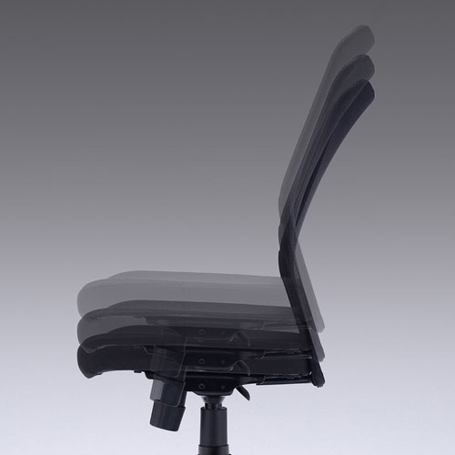 スマートチェア（布張り・圧力・Bluetooth対応・キャスターつき・ブラック）