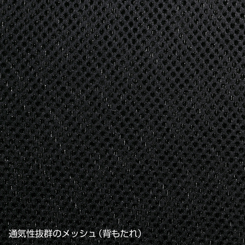 メッシュチェア(ネット・ミドルバック・ロッキング・肘なし・ブラック)SNC-NET18BK2 サンワサプライ