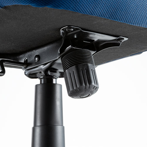 メッシュチェア(オフィス・跳ね上げ肘・ロッキング機能・ランバーサポートつき・ブルー) SNC-NET21BL サンワサプライ