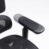 オフィスチェア（メッシュ・シンクロロッキング・3Dアームレスト・ハイバック・座面メッシュ・オットマン・3Dヘッドレスト・ランバーサポート・ハンガー付き）