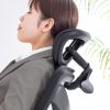 オフィスチェア（メッシュ・シンクロロッキング・3Dアームレスト・ハイバック・座面メッシュ・オットマン・3Dヘッドレスト・ランバーサポート・ハンガー付き）