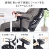 オフィスチェア（メッシュ・シンクロロッキング・3Dアームレスト・ハイバック・座面メッシュ・オットマン・3Dヘッドレスト・ランバーサポート・ハンガー付き）