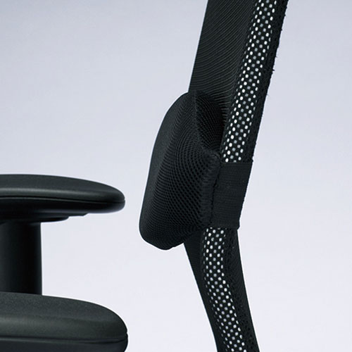 メッシュチェア(ネット・ハイバック・ロッキング・ランバーサポート・肘付き・ブラック・SNC-NET4BKN2・サンワサプライ)