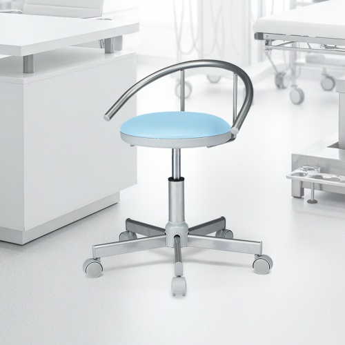 病院向けチェア(抗菌耐アルコールタイプ・ブルー) SNC-RD1VBL2 サンワサプライ