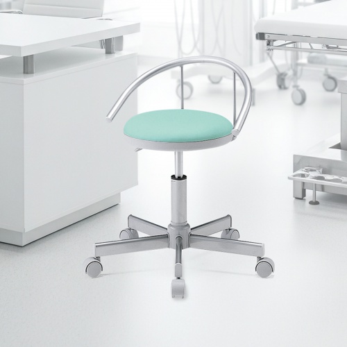 病院向けチェア(グリーン・抗菌耐アルコールタイプ) SNC-RD1VG2 サンワサプライ