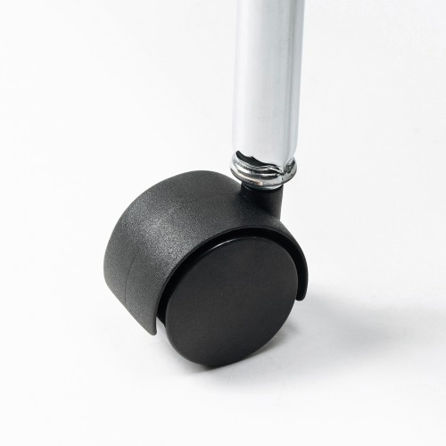 カウンターチェア（キャスター・昇降式・背もたれ付き・ハイタイプ・スツール・クッション・ブラック）