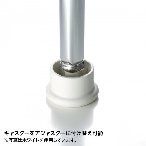 カウンターチェア（キャスター・昇降式・背もたれ付き・ハイタイプ・スツール・クッション・ブラック）