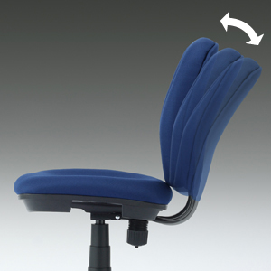 ミドルバックOAチェア（ブルー） サンワサプライ