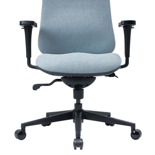 高機能ハイバックオフィスチェア（ライトブルー）SNC-T160LB