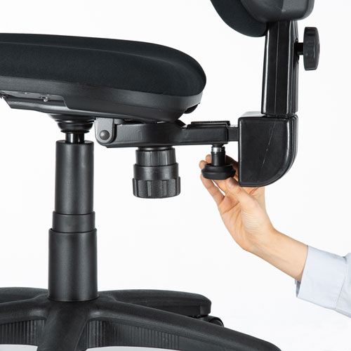 オフィスチェア（背もたれ前後上下調節機能・ロッキング機能・スイング機能・ブラック） SNC-T162BK サンワサプライ