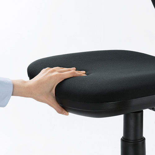 オフィスチェア（背もたれ前後上下調節機能・ロッキング機能・スイング機能・ブラック） SNC-T162BK サンワサプライ