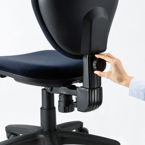 オフィスチェア（背もたれ前後上下調節機能・ロッキング機能・スイング機能・ブルー） SNC-T162BL サンワサプライ