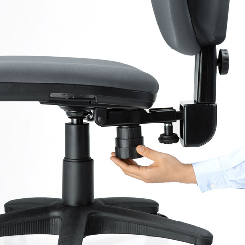 オフィスチェア（背もたれ前後上下調節機能・ロッキング機能・スイング機能・グレー） SNC-T162GY サンワサプライ