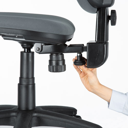 オフィスチェア（背もたれ前後上下調節機能・ロッキング機能・スイング機能・グレー） SNC-T162GY サンワサプライ