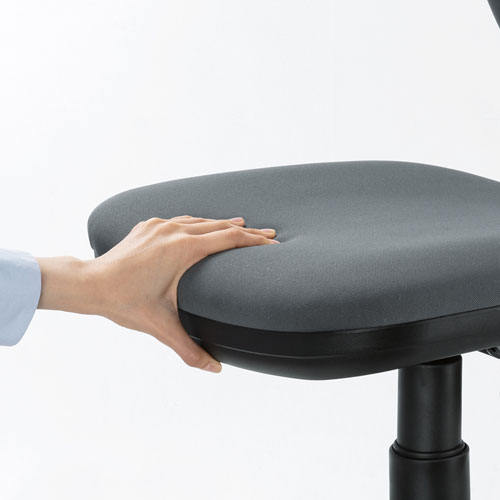 オフィスチェア（背もたれ前後上下調節機能・ロッキング機能・スイング機能・グレー） SNC-T162GY サンワサプライ