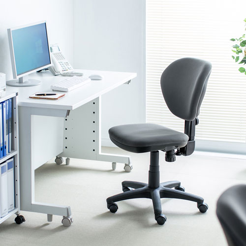 オフィスチェア（背もたれ前後上下調節機能・ロッキング機能・スイング機能・グレー） SNC-T162GY サンワサプライ